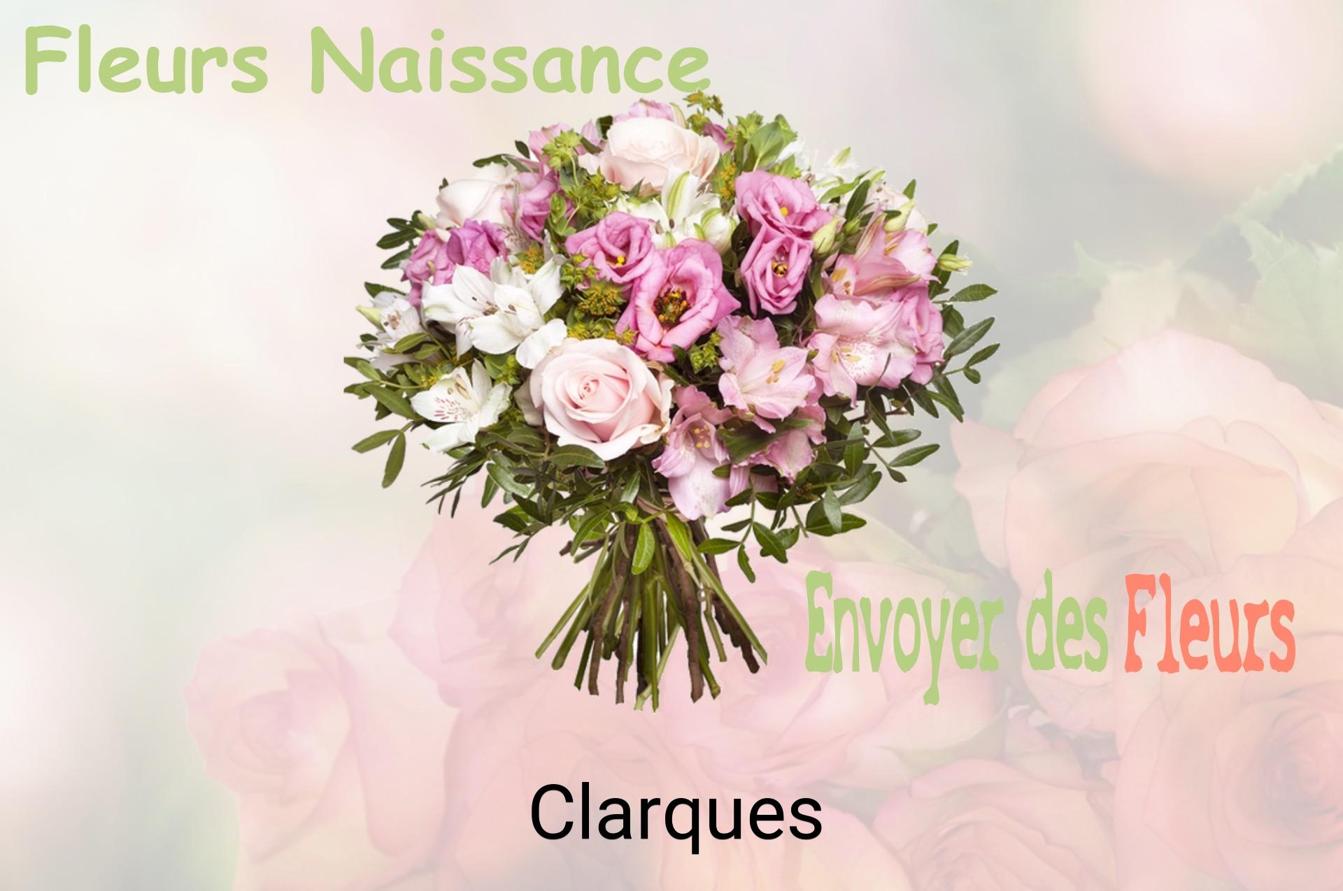 Bouquet de fleurs de naissance livré à Clarques
